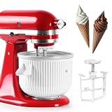 FOKIEE Ice Cream Maker Attachment for KitchenAid, Ice Cream Maker Bowl