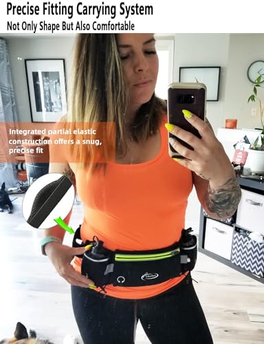 Image of AiRunTech Hydration Running Belt with Water Bottle, Running Fanny Pack for Phone and Wallet Holder, Running Bag Runners Essentials Accessories Marathon Triathlon Walking Jogging Gear Gift