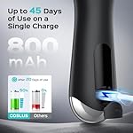 COSLUS Face Scrubber Facial Cleansing Brush: 2 in 1 Spin and Vibration Patented Tech, Silicone Electric Exfoliator Scrubber with Automatic Foaming, Waterproof Face Cleanser Brush for Men and Women - Image 5