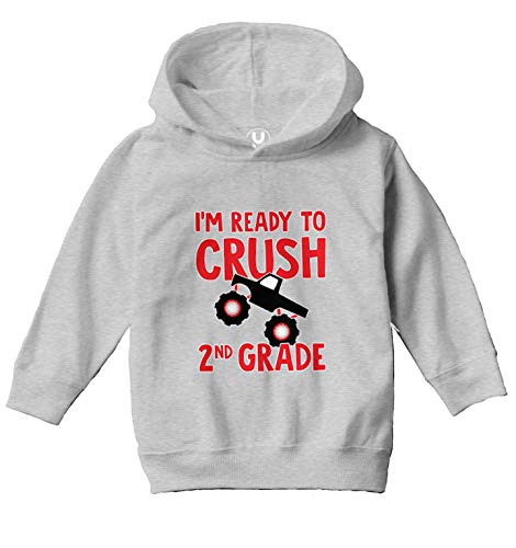 I'm Ready to Crush 2nd Grade - Back to School Toddler/Youth Fleece Hoodie