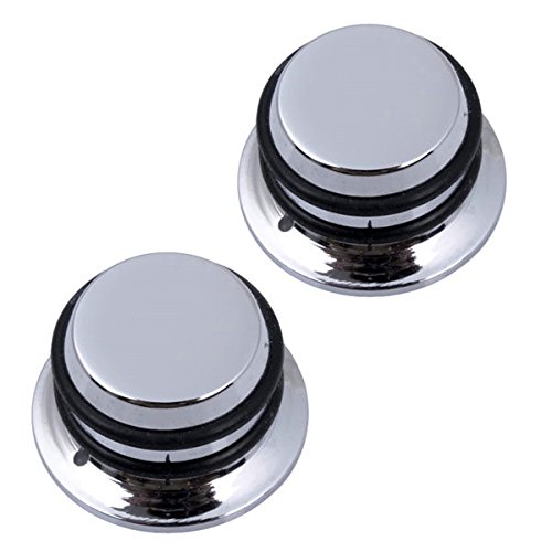 2pcs 5mm Zinc Alloy Guitar Bass Push-on Tone Tunning Control Knob