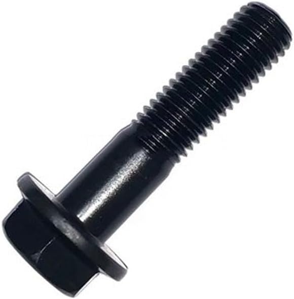 2pcs M10*40mm black color outer hexagon flange head lengthing bolt machine nail 10.9 grade carbon steel plating zinc TYPE2546