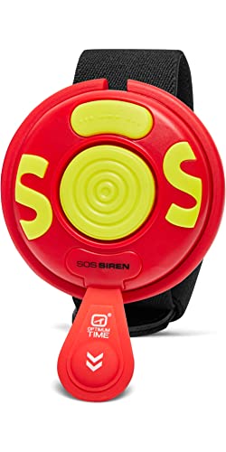 Optimum Time 2025 SOS Sicherheitssirene Otsos - Rot/Limette