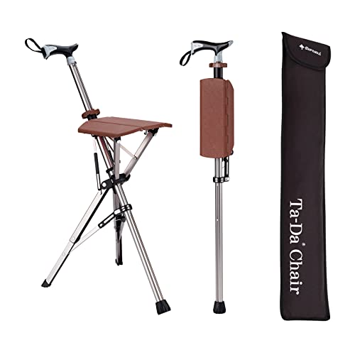 STEP2GOLD Ta-Da Chair, Portable Trekking Hiking Pole,
