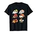 Sushi avec baguettes Riz Saumon Poisson Japon Kawaii T-Shirt