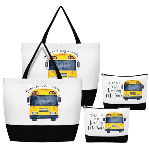 Set 4 Bolsas de Lona para Conductores de Autobús Escolar miniatura 1