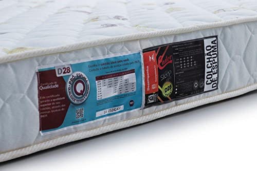 Colchão Castor Espuma D28 Sleep Max Solteiro - 0,88x1,88x0,15