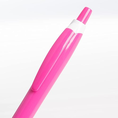 Miniatura 6 de Simply Genius Bolígrafos retráctiles, paquete de 100 unidades, colores surtidos de barril, tinta negra, punta mediana de 0.039 in, bolígrafos a