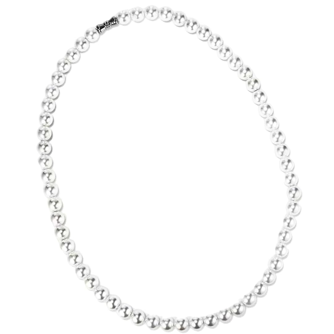 the men thing ROUND PEARL CHOKER WHITE - Necklace for Men for Men & Boys (16 to 24 Inch) - 1Pc.-picture-20