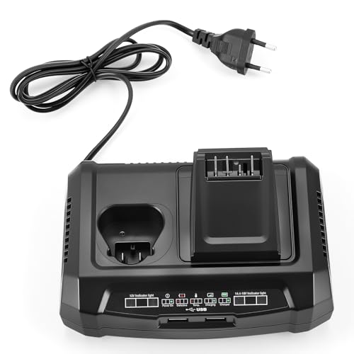 Chargeur double port pour batteries compatible Bosch 18V 12V avec double USB