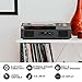 Vinyl Record Player Turntable with Built-in Stereo Speakers, Vintage 3-Speed Turntable for Vinyl Records USB SD Recording with Bluetooth Music Playback,RCA Out and Digital Display, Black