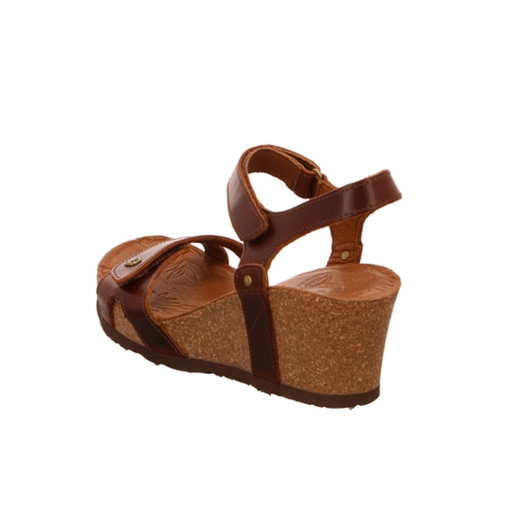 PANAMA JACK Julia Basics Damen Offene Sandalen mit Keilabsatz