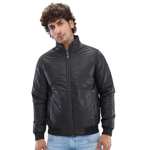Image of Spykar Polyester Full Sleeve Regular Fit Jackets For Men