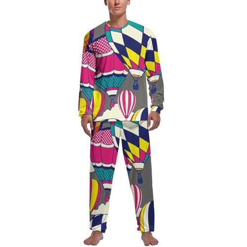 Pyjama homme fluide montgolfière contre réveils nocturnes et froid