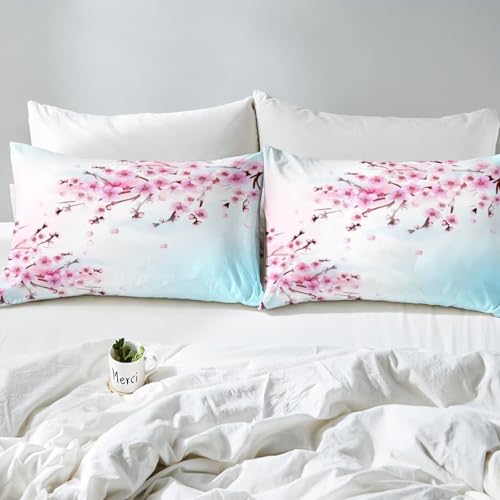 Parure de lit 3D Microfibre douce et infroissable motif Fleurs Roses