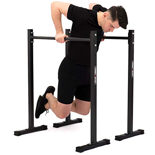 Marbo Sport Dipstation Barras de inmersión para Parallel Bars Parallettes Dip Calistenia MH-D011