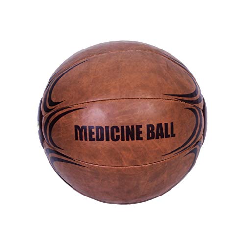 MAR | Synthetic Leather Medicine Balls, Essential Home Gym Fitness Equipment for Abdominal Strength and Muscular Endurance Improvement, Workout Ball for Exercise & Training (3kg) - Image 3