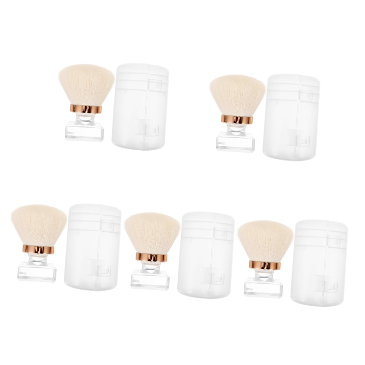minkissy Set Di 5 Pennelli Per Manicure E Smalte Per Unghie Pennelli Per Il Trucco Spazzole Per La Pulizia Delle Unghie E Spazzolini Per Unghie