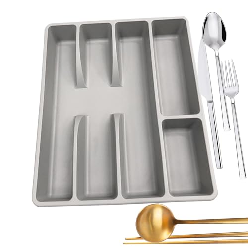 Valigetta portaoggetti per utensili – Scatola divisoria per posate da cucina, portaoggetti igienico per stoviglie, forniture per riporre oggetti in modo sicuro e durevole per il trucco, uffici