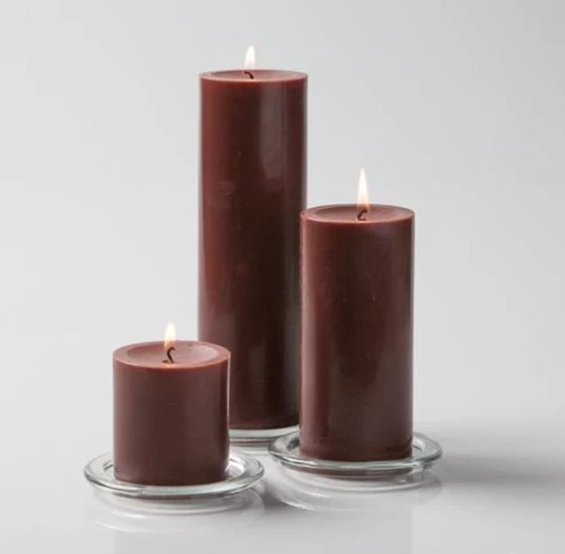Autogrromz Scented Candles (Brown) (Pack of 3)