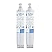 Refresh Replacement Refrigerator Water Filter Compatible with Kenmore 46-9010, 469010, 9010, 46-9085, 9085, AQUACREST AQF-4396508, Aquafresh WF285 and IcePure RFC0500A (2 Pack)
