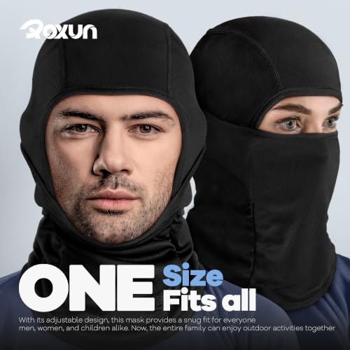 Image of ROXUN Ski Mask Balaclava, Motorcycle Summer Cooling Breathable UV Protector