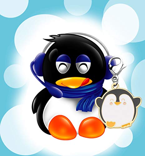 FEELMEM Earrings/Zipper Pull - Cute Cartoon Dangle Animal Jewelry - Penguin Gift for Lovers 6