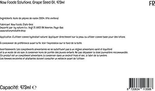 Now Foods Solution Grapeseed Oil (Olio di semi
