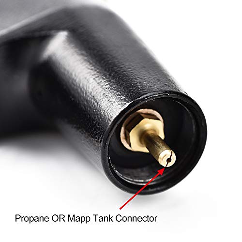 SEAAN-Propane-MAPP-Torch-with-3-Tips-Gas-Trigger-Start-TorchSelf-Lighting-Swirl-Style-Swirl-Flame-Tip-for-all-Soldering-and-Brazing-Applications