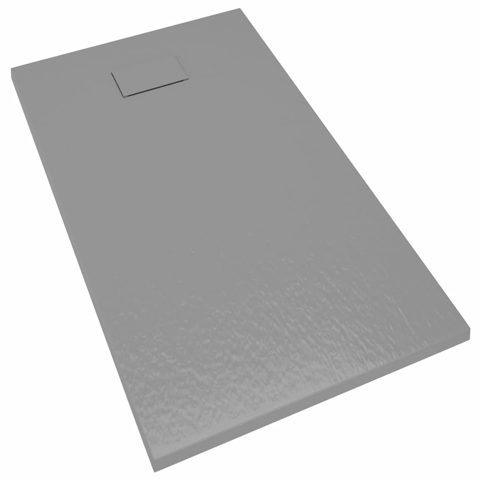 ARKEM Plato de Ducha SMC Gris 120x70 cm Plato Duchas Mampara De Ducha Abatible