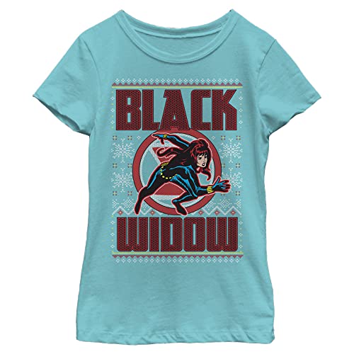 Marvel Girl's Black Widow Sweater T-Shirt