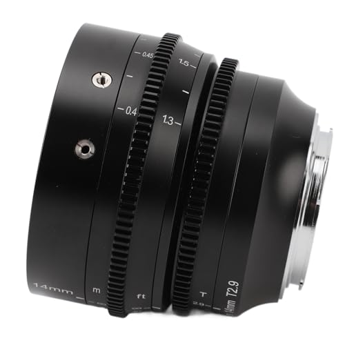 Ficha técnica Qukaim Lente Cine ultra gran angular T2.9 14 mm enfoque manual marco completo gran apertura cámaras L Mount SL SL1 SL2 Fp L FP S1 S1R S1H S5 - Fernando Cortés