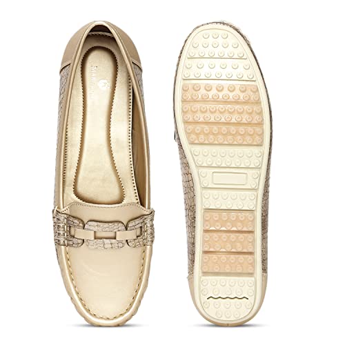 Image of Marc Loire Women Soft Comfortable Flat Loafers for Casual & Office Wear