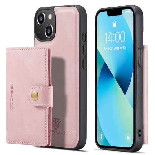 Coque iPhone 14 Plus antichoc résolvant le problème des poches encombrées avec son portefeuille