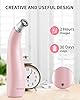 NEWDERMO 2-in-1 Microdermabrasion Machine for Facial, Diamond Microdermabrasion Device USB Rechargeable - Advanced Home Facial Treatment Machine (Pink) #5