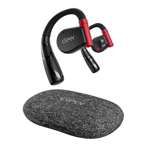 Cleer ARC II Sport Open Ear Headphones, True Wireless Ear Buds with Dual Mic, Sweat Resistant, Multi-Point Connect, 35 Hrs Playtime, Secure Fit, Bluetooth 5.3 Earbuds with Ear Hooks, Preset