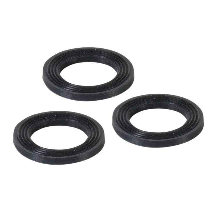 Tres Juntas de Goma para Las Cuchillas, Compatible para Robot de Cocina Cuisine Companion. Medidas: 27mm diámetro Interior, 40.6 mmn Exterior y 4mm Altura. Compruebe Las Medidas Antes de Comprar.