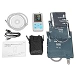 24-Hour Ambulatory Blood Pressure Monitor | Medical Grade Holter with PC Software | Includes 3 Cuffs for Child, Adult & Large Adult