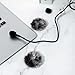 Microphone Cover Furry Windscreen & Foam Cover Set for Lavalier Lapel Microphone Microphone Cover Professional Lapel Headset Windscreen Foam Cover Set