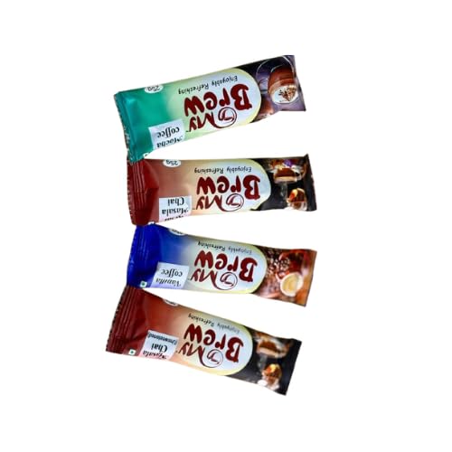 Image of My Brew Assorted Pack Instant Coffee & Chai Premix Combo, 12 Sachets, 265g