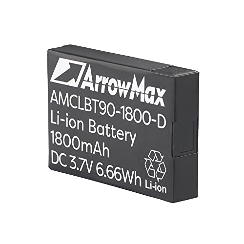 Arrowmax 3.7V 1800mAh Li-ion Replacement Battery for Motorola BT90 HKNN4013A DLR1020 DLR1060 CLP1080 (AMCLBT90-1800-D)