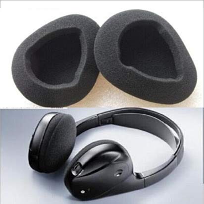 Two Pairs Of 80Mm Foam Earpads Fits Infrared Wireless Headphones In Gm Ford Toyota Nissan Honda Automobile Entertainment Dvd Player Systems #TOP3