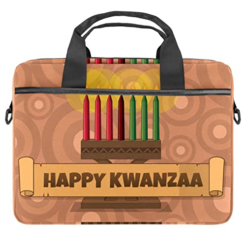 Sacoche ordinateur portable 14.5 pouces Kwanzaa aux finitions vintage soignées