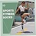 wyjbdwkzs 6 Pairs Compression Socks, Stretchy Breathable Knee High Stockings with Cute Pattern, Skin-Friendly Compression Stockings for Running, Sport, Nurse, Travel