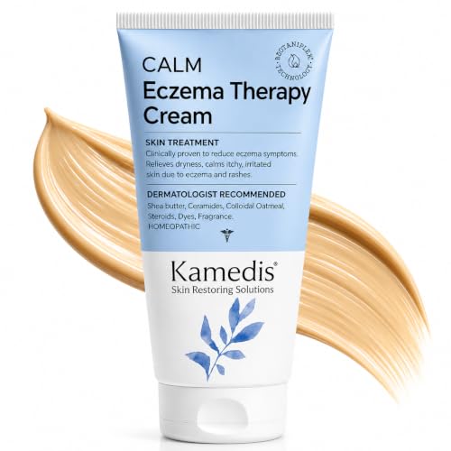 KAMEDIS Eczema Therapy Soothing Body Cream. Patented Botanical Complex. Clinically Proven For Itchy Dry & Irritated Skin. Dermatologist Recommended Baby Moisturizing. Fragnance & Paraben Free