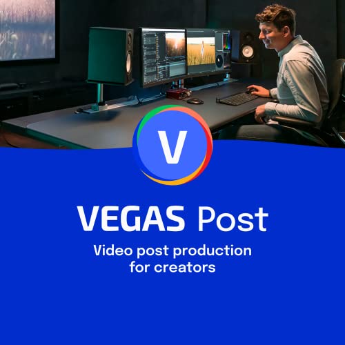 VEGAS Post 20 - Videonachbearbeitung für Kreative | Videobearbeitungsprogramm | Videoschnittprogramm | Video Bearbeitung Software | Windows 10/11 PC | 1 PC Lizenz