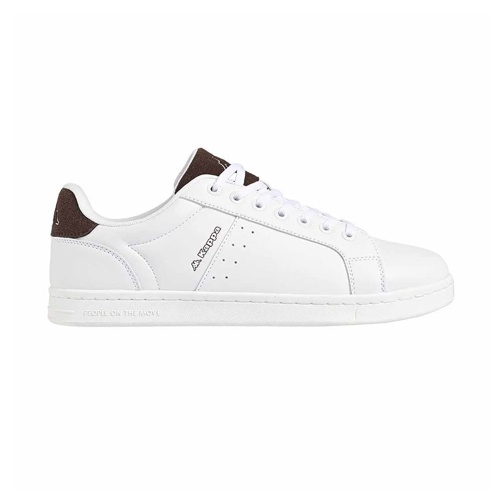 Kappa Amber, Sneaker, Blanc Marron Foncé,