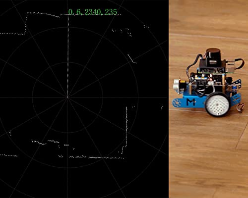 InnoMaker DTOF LiDAR Time-of-Flight Lidar STL-19P, 360-Grad omnidirektionale Laserabtastung, Blendfreie 60000 Lux, 5000 Hz Messfrequenz, 12 m Reichweitenradius, Unterstützt ROS/ROS2
