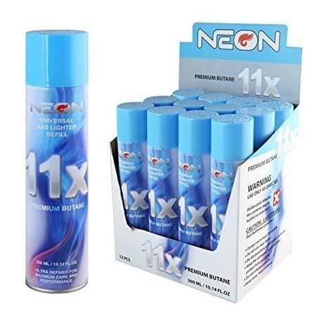Neon 11x Ultra Refined Butane Lighter Fuel: Ignite Your Moments