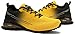 Imagen de Kricely Zapatillas de Trail Running Hombre Outdoor Antideslizantes Transpirables Zapatos de Senderismo Zapatillas Trekking Tenis Calzado Deporte Ligero Casuales Sneakers Amarillo 44